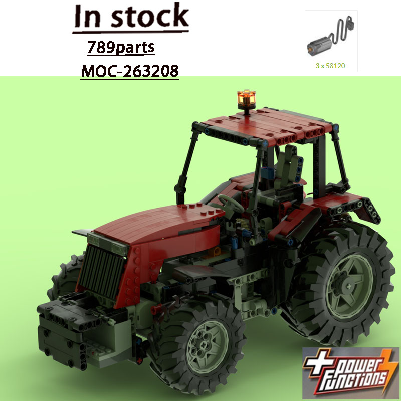 Urban Farming Model - MOC-263208 Nuovo Trattore Urbano Rosso Telecomandato,
